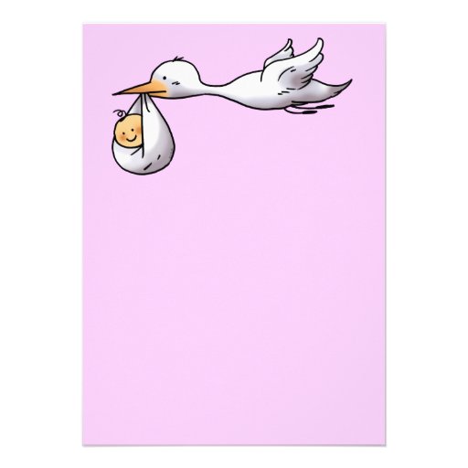 New arrival (girl) invitations