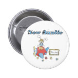 New Auntie - Airplane Tshirts and Gifts Pinback Buttons
