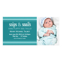 New Baby Announcement Photo Card photo cards