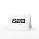 New Baby Card: Gas-Food-Loving (Boy)