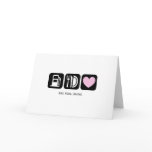 New Baby Card: Gas-Food-Loving (Girl)