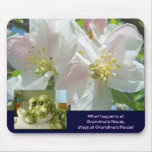NEW BABY GIFTS! Grandma's mousepad Blossoms
