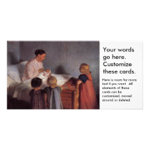 New baby little brother painting Dutch art Ancher Photo Greeting Card