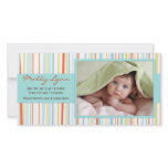 New Baby Photo Announcement Card Customized Photo Card