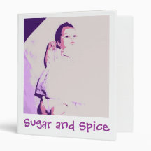 New Baby/Sugar and Spice 3 Ring Binder