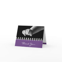 New Baby Thank You Photo Card cards