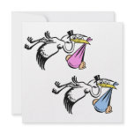 New Baby  Twins invitations