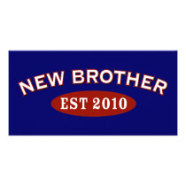 New Brother Est 2010 Personalized Photo Card
