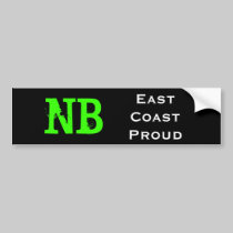 New Brunswick Bumper Sticker bumper stickers