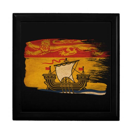 New Brunswick Flag Keepsake Boxes