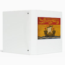 New Brunswick Flag Vinyl Binder