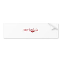 New Carlisle Ohio Classic Design Bumper Sticker
