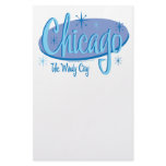 NEW-Chicago-Retro Personalized Stationery