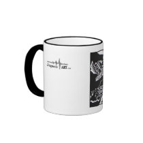 NEW!  "Cochlea Cross" Block Print Mug!