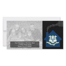 new connecticut address personalized photo card