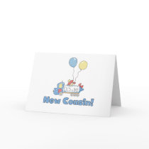 New Cousin It's a Boy Greeting Card