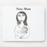 New Creepy Mom Mouse Pad