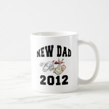 New Dad 2012 Coffee Mugs