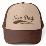 New Dad Hat, Personalized Baby's Name or Year hats