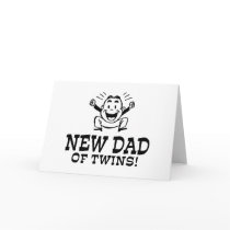 New Dad of Twins Cards