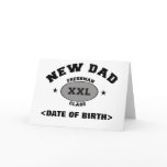 New Dad Personalized Cards XXL