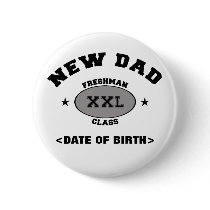 New Dad Personalized Gift XXL Pins