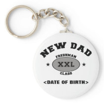 New Dad Personalized Gift XXL Keychains