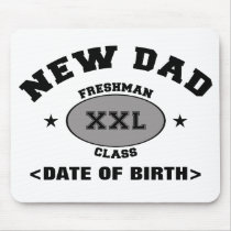 New Dad Personalized Gift XXL Mouse Pads
