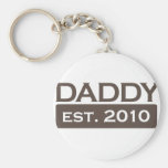 new dad shirts daddy established 2010 key chains