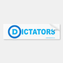 New Democrat Logo: Dictators Bumper Stickers
