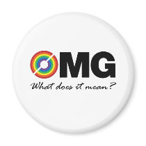 new double rainbow t shirt omg what does it mean? refrigerator magnet