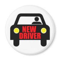 New Driver Refrigerator Magnets