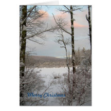 New England Winter Christmas Cards