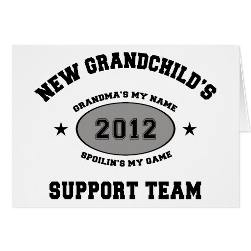 New Grandchild 2012 Greeting Cards