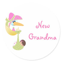 New Grandma Sticker