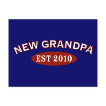 New Grandpa 2010 Postcard