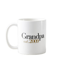 New Grandpa Est 2009 Mug