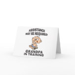 New Grandpa In Training Card
