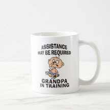 New Grandpa In Training Mugs