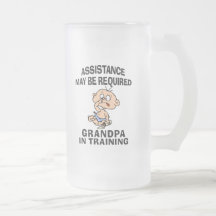 New Grandpa In Training Mugs
