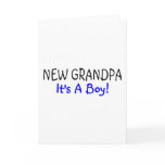 New Grandpa Its A Boy Cards