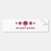 New Great Grandma Bumper Stickers