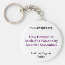 New Hampshire Borderline Personality Disorder A... Keychains