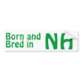 New Hampshire Bred (Bumper) Sticker Bumper Sticker