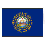 New Hampshire Flag Card