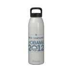 NEW HAMPSHIRE FOR OBAMA 2012.png Water Bottles