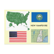 New Hampshire, USA Postcards