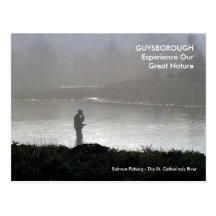 New Harbour, NS - Salmon Fishing, Early Morning Post Card