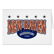 New Haven 1784 Greeting Card