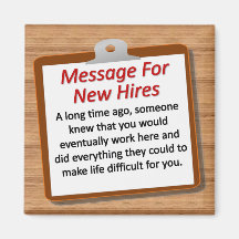 New Hires Refrigerator Magnet